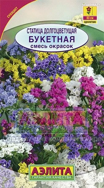 Статица долгоцветущая Букетная, смесь окрасок