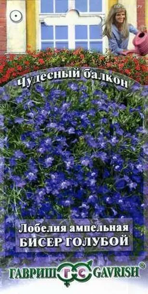 Лобелия Бисер голубой , ампельная* 0,05 г