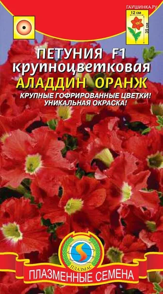 Петуния F1 крупноцветковая Аладдин Оранж