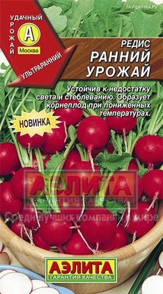 Редис Ранний урожай