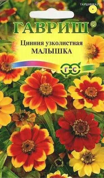 Цинния Малышка карликовая 0,3 г
