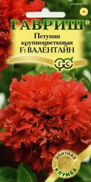 Петуния Валейтан F1 махров.крупновц. 10шт. пробирка