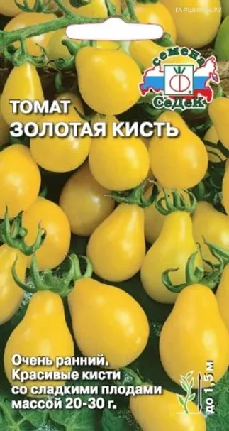 Томат Золотая кисть