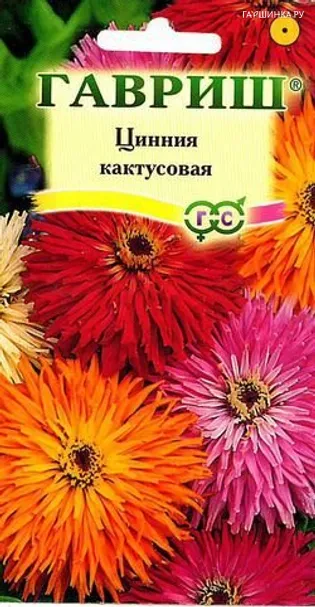 Цинния кактусовая смесь 0,5г