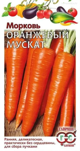 Морковь на ленте Оранжевый мускат 8м