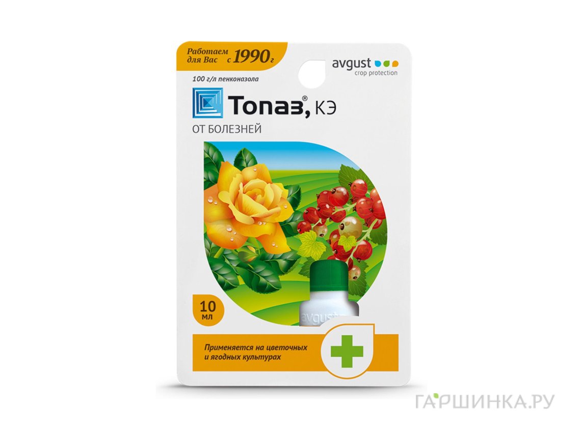 Топаз 2мл (от мучнистой росы и плодовой гнили)