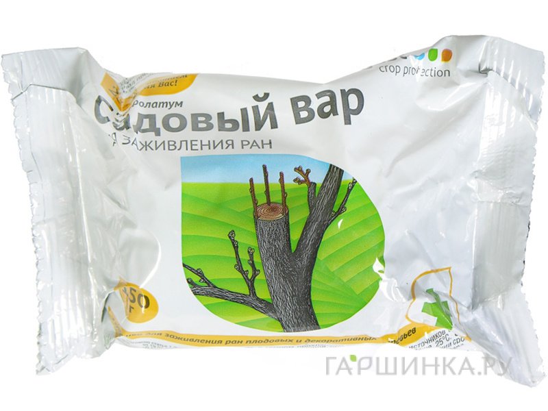 Вар садовый 150 гр защита плодовых и декоративных деревьев