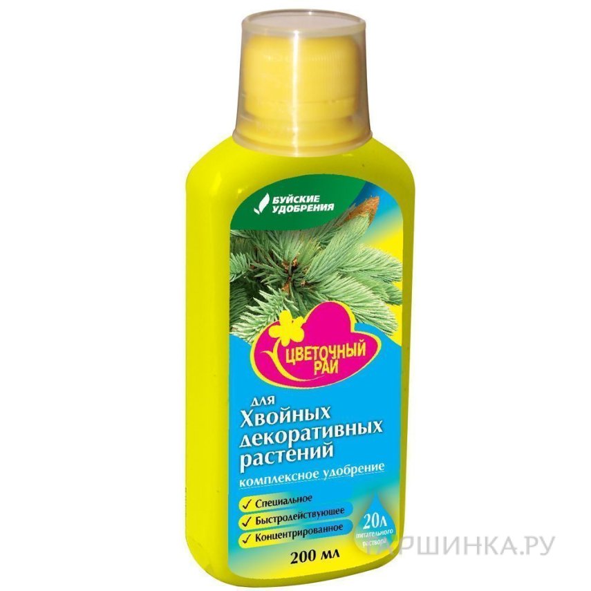 ЖКУ "Цветочный рай" 200мл д/хвойных растений
