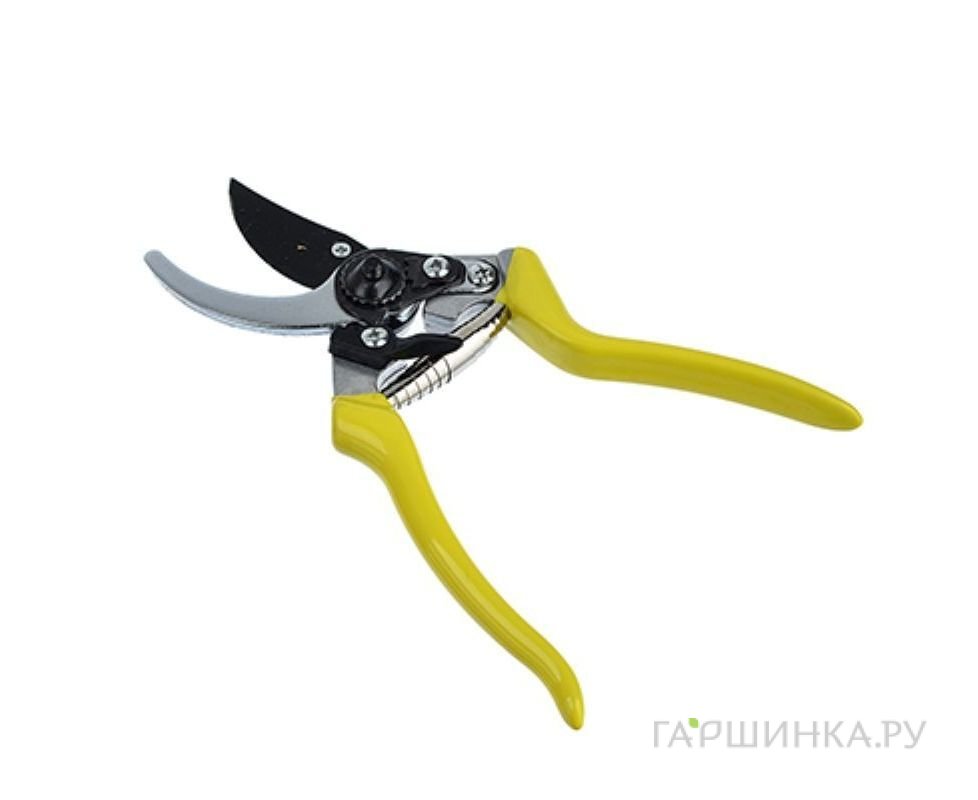 Секатор 20см (8") пружина, оксидированное покр., сталь50 / ручки PР+TRP, E1M