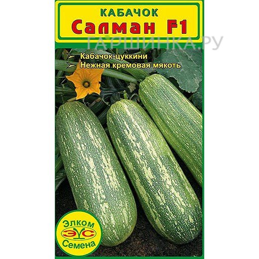 Кабачок Салман F1 (5 сем.)
