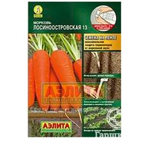 

Морковь Лосиноостровская на ленте 8 м, Семена Аэлита