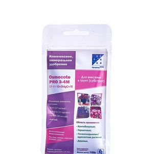 

Осмокот Про (17-11-10+2МgO+TE) 3-4 м