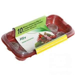 

Мини-тепличка малая с торфяными таблетками D-44мм