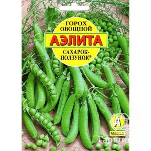 Горох Сахарок-ползунок 25 г цп бф Семена Аэлита 47₽