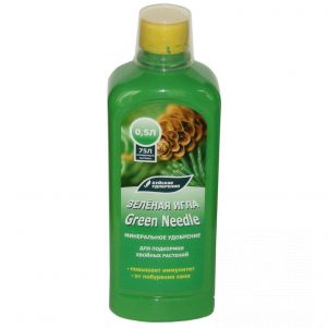

Зеленая игла 500 мл для подкормки хвойных растений