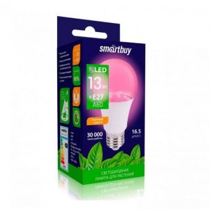 

Фитолампа Smartbuy FITO светодиодная для растений 13W фито прозр. кр-синий 16,5 мкмоль