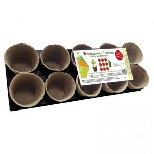 

Горшок торфяной набор "9 помидоров и 1 огурец"