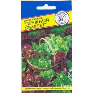 Салат Дружный квартет 1 г Семена Престиж 32₽