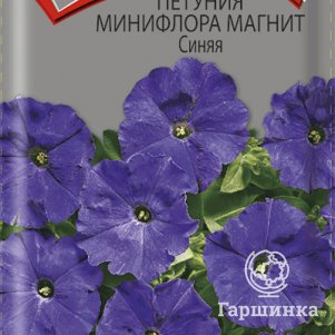 Петуния Магнит Синяя минифлора 10, Семена Поиск