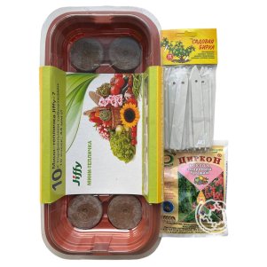 

Набор для выращивания рассады (с мини-тепличкой D 44 мм)