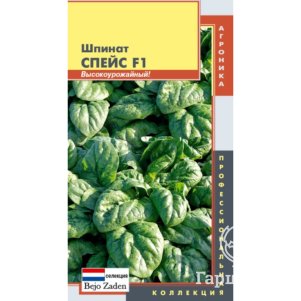 Шпинат Спейс F1 100 шт Плазменные семена 39₽
