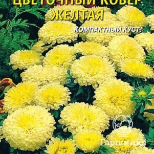 

Астра Цветочный ковер желтая 0,2 г, Плазменные семена