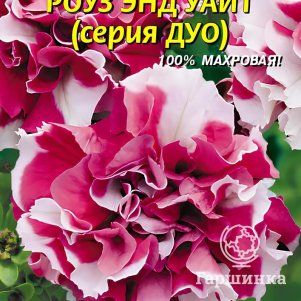 Петуния Роуз энд Уайт F1 (серия Дуо) 10 шт, Плазменные семена