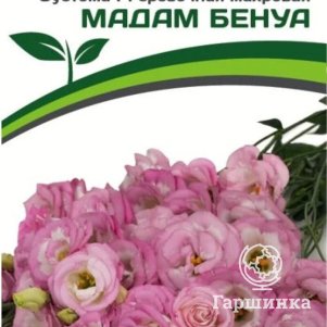 

Эустома Мадам Бенуа F1 срезочная махровая бело-розовая 5 шт. Семена Партнер