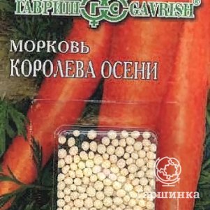

Морковь Королева осени гранулы 300 шт. гель ЦП Семена Гавриш