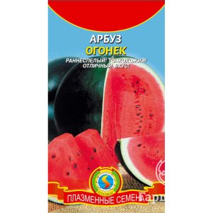 Арбуз Огонек 1 г Плазменные семена 26₽