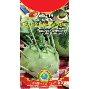 Кольраби Венская белая 1350 05 г Плазменные семена 26₽