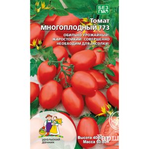 Томат Многоплодный 773 0,1 г ц/п (серия Уральский дачник), Семена Марс