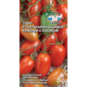 

Томат Непас-6 Красный с носиком (непасынкующийся) 0,1 г ц/п, Семена Седек