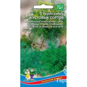 Укроп Смесь кустовых сортов 2 г цп Уральский дачник Семена Марс 31₽