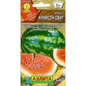 

Арбуз Кримсон свит ц/п 1 г, Семена Аэлита