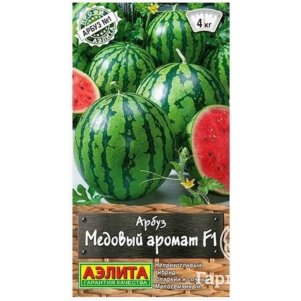 Арбуз Медовый аромат F1 5 шт цп Семена Аэлита 82₽