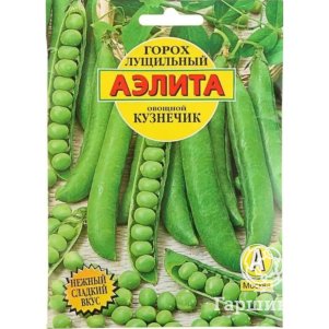 Горох Кузнечик 25 г цп бф лущильный Семена Аэлита 50₽