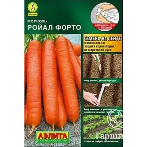 Морковь Ройал Форто на ленте 8 м Семена Аэлита 46₽