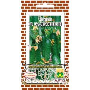 Огурец Балконный F1 цп 10шт Семена Манул 94₽