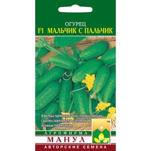 Огурец Мальчик с пальчик F1 цп 10 шт Семена Манул 91₽
