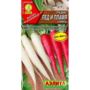 Редис Лед и пламя смесь цп 2 г Семена Аэлита 33₽
