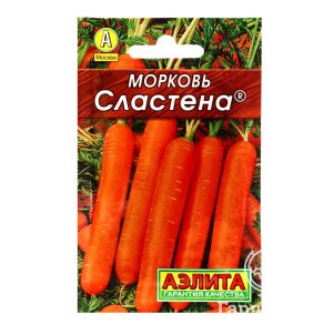 Морковь Сластена Лидер 2 г Семена Аэлита 23₽