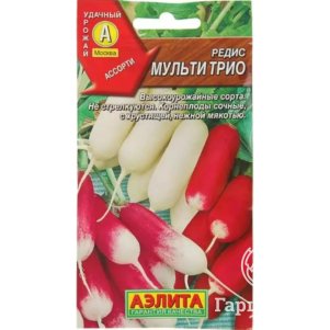 Редис Мульти трио цп 2 г3 г Семена Аэлита 32₽