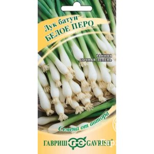 Лук на зелень Белое перо 1 г Семена Гавриш 20₽
