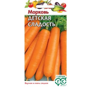 Морковь Детская сладость цп15-2 г Семена Гавриш 20₽