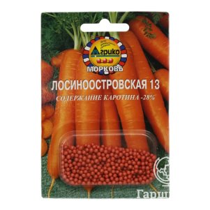 Морковь (Драже) Лосиноостровская 13 300 шт, Семена Агрико