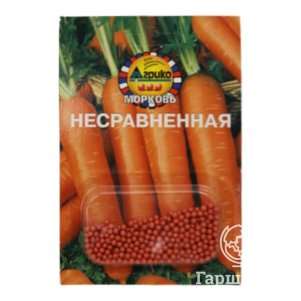 Морковь Драже Несравненная 300 шт Семена Агрико 39₽