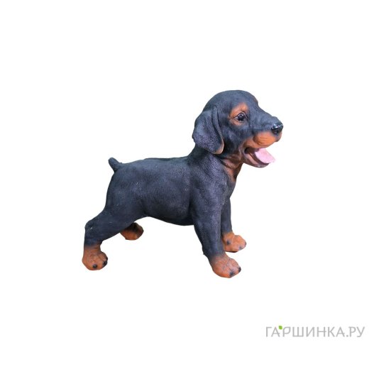 Щенок Ротвейлер стоячий 13*27*24