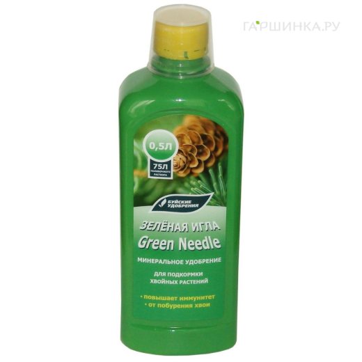 Зеленая игла 500 мл для подкормки хвойных растений
