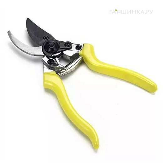 Секатор 20см (8") пружина, оксидированное покр., сталь50 / ручки PР+TRP, E1M